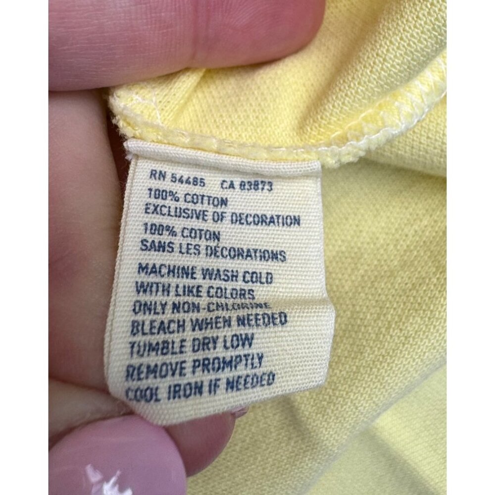 American Eagle Outfitters Yellow Polo Shirt XS Athletic Fit Cotton Made Vietnam - Picture 7 of 11